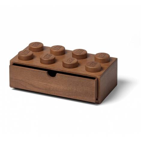 LEGO® ΞΥΛΙΝΟ ΚΟΥΤΙ ΟΡΘΟΓΩΝΙΟ ΣΥΡΤΑΡΩΤΟ OAK DARK STAINED - 40210902