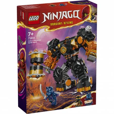 LEGO® NINJAGO®: Cole’s Elemental Earth Mech Toy (71806)