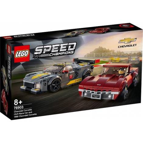 LEGO® Speed Champions: Chevrolet Corvette C8.R Race Car and 1968 (76903)