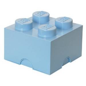 Lego Storage Brick 4 Light Blue