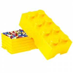 LEGO STORAGE BRICK 4 YELLOW (25 x 25 x 18 cm)