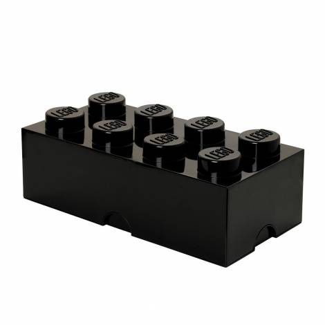 Lego Storage Brick 8 Black (49.99 x 24.99 x 17.98 cm)