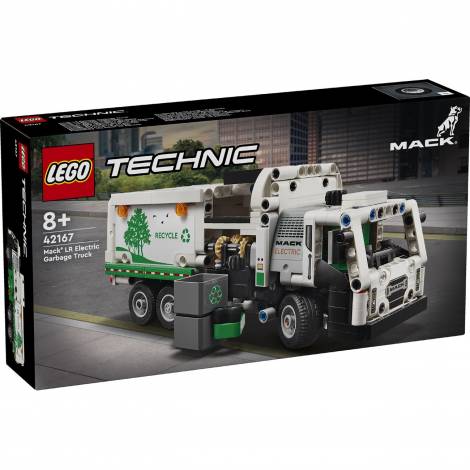 LEGO® Technic™: Mack® LR Electric Garbage Truck (42167)