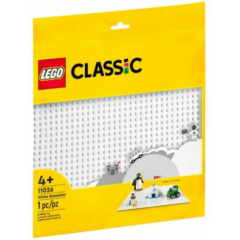 Lego Classic   White Baseplate (11026)
