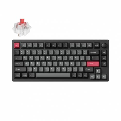 Lemokey P1-M1 Swappable RGBBacklight Mechanical Keyboard Red Switch Knob Version - Blaus US Layout