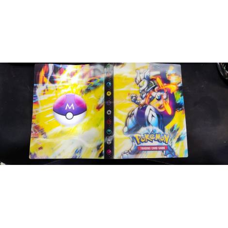 Lenticular Pokemon Album Mewtwo and Master ball (Holds 240 Cards)