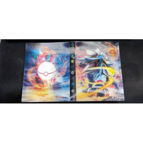 Lenticular Pokemon Album Solgaleo and Premier ball (Holds 240 Cards)