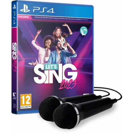 Let`s Sing 2023 & 2 Mics Bundle (PS4)