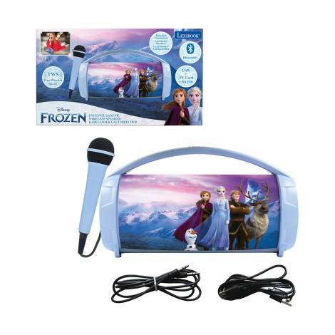 Lexibook Disney: Frozen - Wireless Luminous Speaker with Microphone (25.BTP585FZZ)
