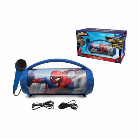 Lexibook Marvel: Spiderman - Bluetooth Light Speaker with Microphone (25.BTP585SPZ)