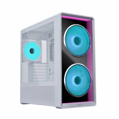 Lian Li LANCOOL 217 INF White – Infinity Mirror – ATX PC Case (3 FANS Included) 2 x 170mm,1 x 140mm