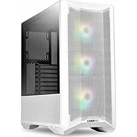 Lian Li Lancool II Mesh White – White ( 3 x 120mm aRGB Fans Included) PC Case