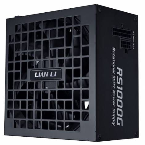 Lian Li RS1000G  Black - 1000 Watt 80+ Gold PSU - 12V-2x6 Colored Cable - RS Hub - Fully Modular