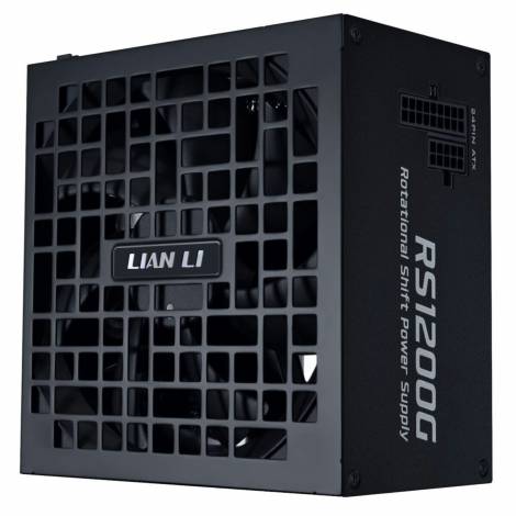 Lian Li RS1200G Black - 1200 Watt 80+ Gold PSU - 12V-2x6 Colored Cable - RS Hub - Fully Modular