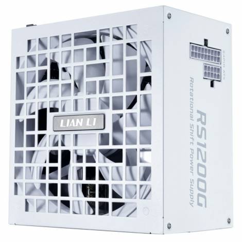 Lian Li RS1200G White - 1200 Watt 80+ Gold PSU - 12V-2x6 Colored Cable - RS Hub - Fully Modular
