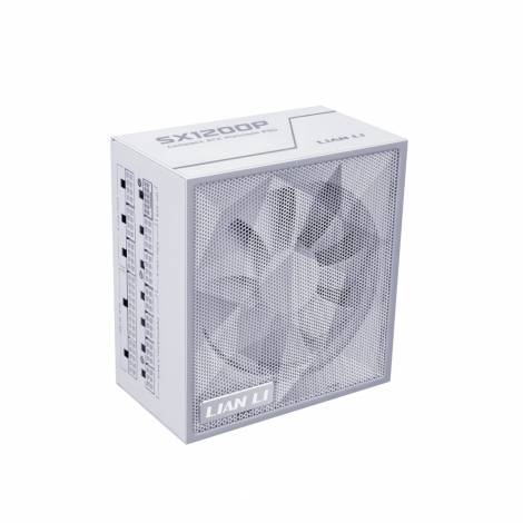 Lian Li SX 1200P White - PLATINUM 1200W - ATX 3.1 - 12V-2x6 - Japanese Capacitor - 10 Years Warranty