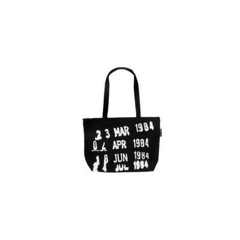 LIBRARY STAMP MARKET TOTE BAG