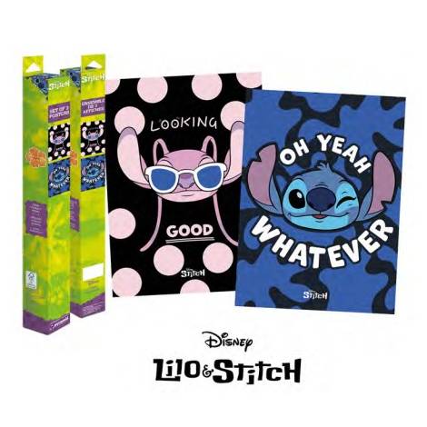 LILO & STITCH - Stitch & Angel - 2 Posters 52 x 38cm Set