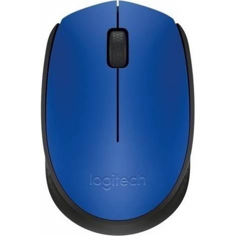 Logitech M171 Wireless Mouse,  Blue (910-004640)