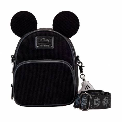 Loungefly Disney 100th: Mickey Mouse Corduroy Convertible Crossbody (WDTB3207)