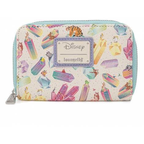 Loungefly Disney: Princess - Crystal Sidekicks AOP Zip Around Wallet (WDWA1700)