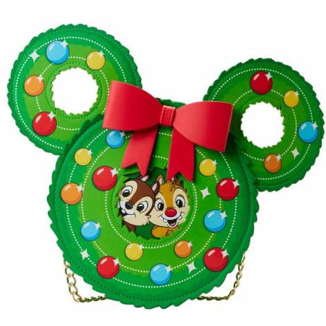 Loungefly: Disney - Chip And Dale Figural Wreath Cross Body Bag (WDTB2679)