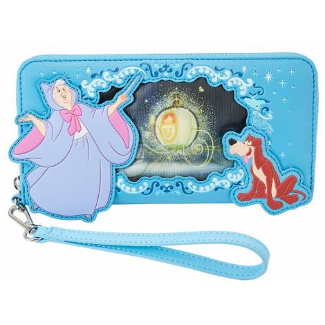 Loungefly Disney - Cinderella Princess Lenticular Series Zip Around Wallet (WDWA2561)