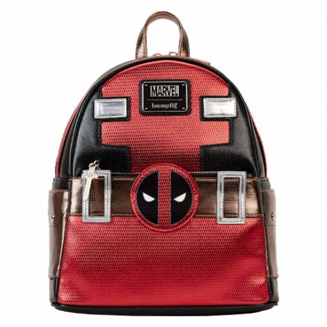 Loungefly Disney: Marvel - Deadpool Metallic Collection Cosplay Mini Backpack (MVBK0328)