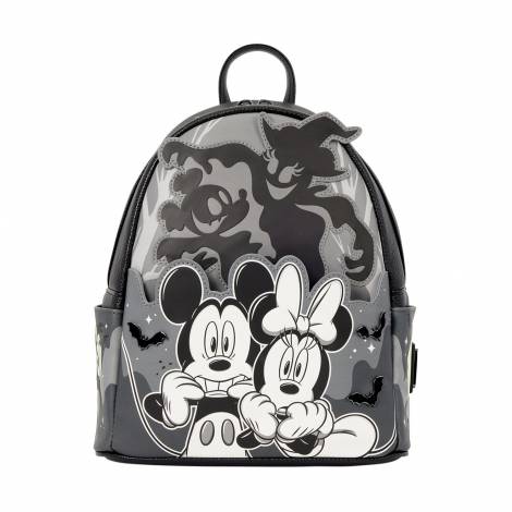 Loungefly Disney: Mickey & Minnie Ghost Light Up Glow Mini Backpack (WDBK4679)