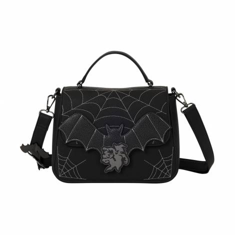 Loungefly Disney: Mickey & Minnie Spiderweb and Bats Crossbody Bag (WDTB3561)