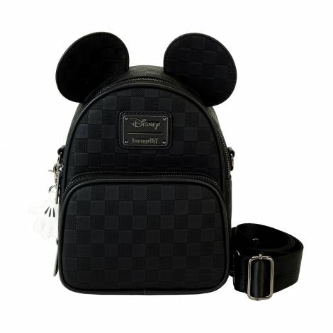 Loungefly Disney Mickey Ear Evergreen Convertible Crossbody Bag  (WDTB3127)