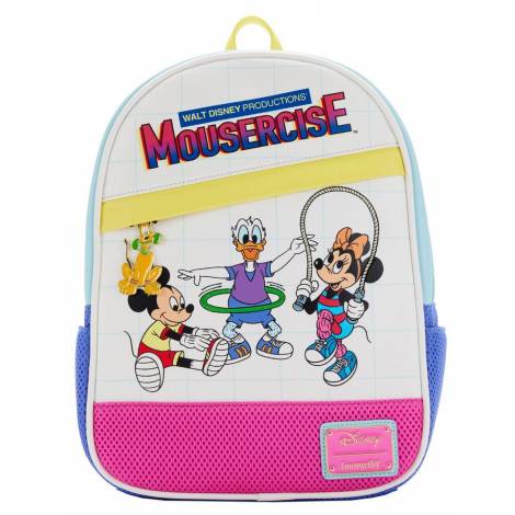 Loungefly  τσάντα πλάτης Disney Mickey Mouse - Mousercise Mini Backpack (WDBK2353)