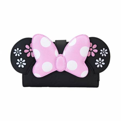 Loungefly Disney: Minnie - Floral Rock The Dots Flap Wallet (WDWA3202)