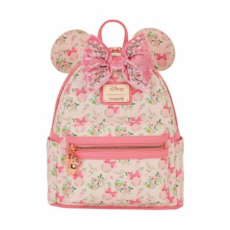 Loungefly Disney: Minnie Mouse Floral Mini Backpack (WDBK4332)