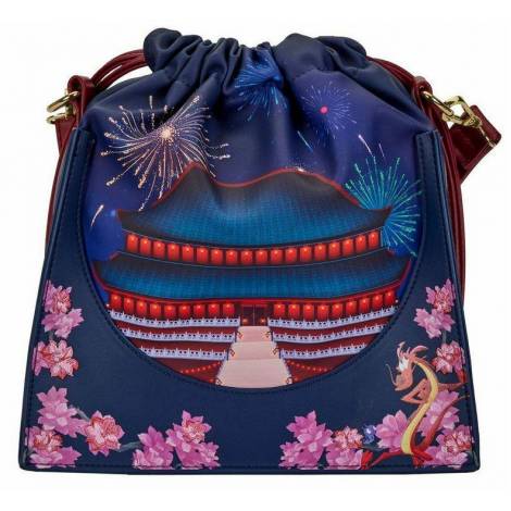 Loungefly Disney - Mulan Castle Cinch Sack Cross Body Bag (WDTB2485)