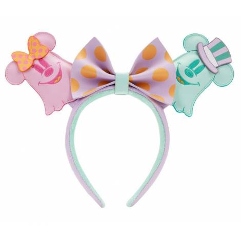 Loungefly Disney - Pastel Ghost Minnie Mouse And Mickey Mouse (Glow In The Dark) Ears Headband (WDHB0106)