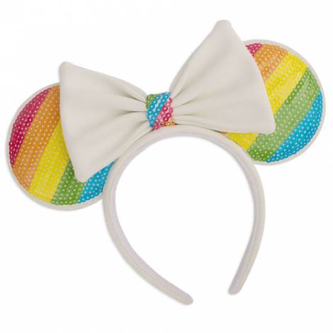 Loungefly: Disney - Sequin Rainbow Minnie Ears Headband (WDHB0088)