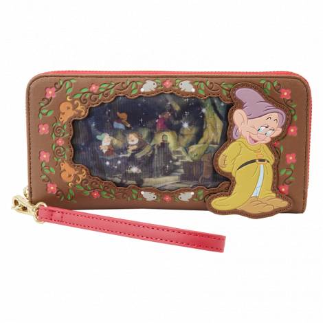 Loungefly Disney: Snow White - Lenticular Princess Series Zip Around Wristlet (WDWA2539)