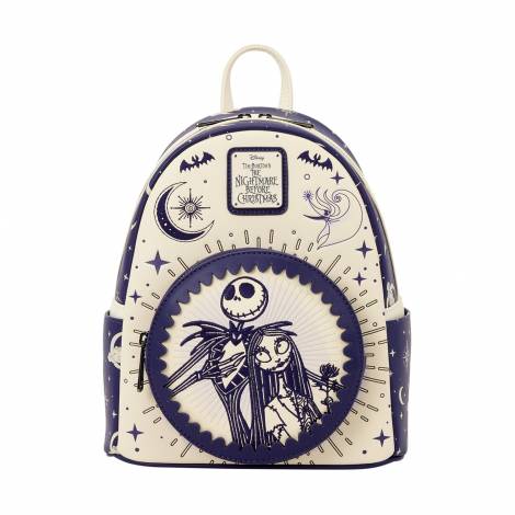 Loungefly Disney: The Nightmare Before Christmas - Jack Skellington & Sally Night Sky Mini Backpack (WDBK4489)