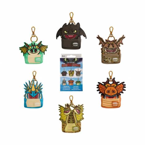 Loungefly Dreamworks How To Train Your Dragon Mystery Mini Backpack Bag Charms - Ea (DWBC0001-EA)