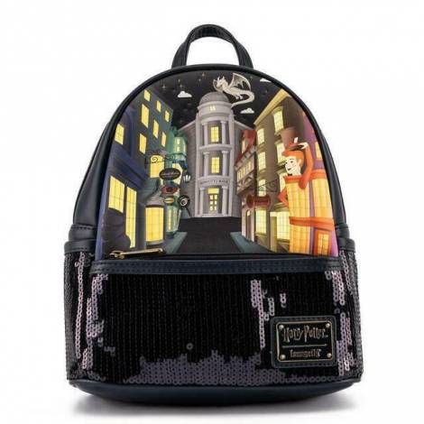 Loungefly Harry Potter Diagon Alley Sequin Mini Backpack (HPBK0150)
