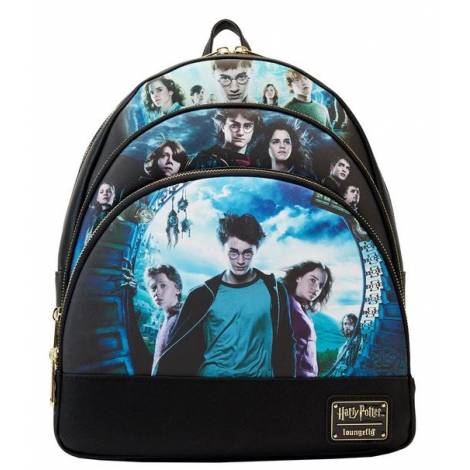 Loungefly Harry Potter -  τσάντα πλάτης Trilogy Series 2 Triple Pocket Mini Backpack (HPBK0210)