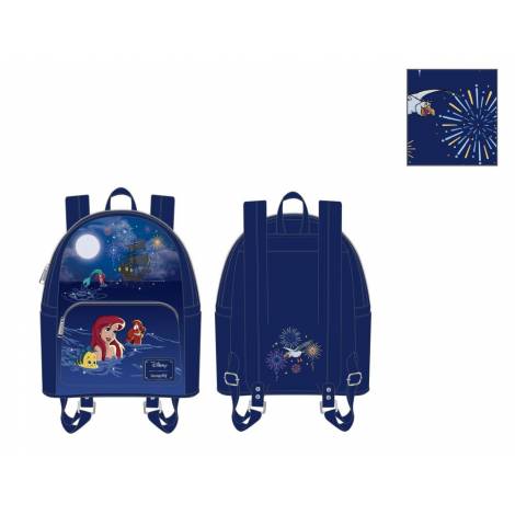 Loungefly LF Disney The Little Mermaid Ariel Fireworks Mini Backpack (WDBK2136)