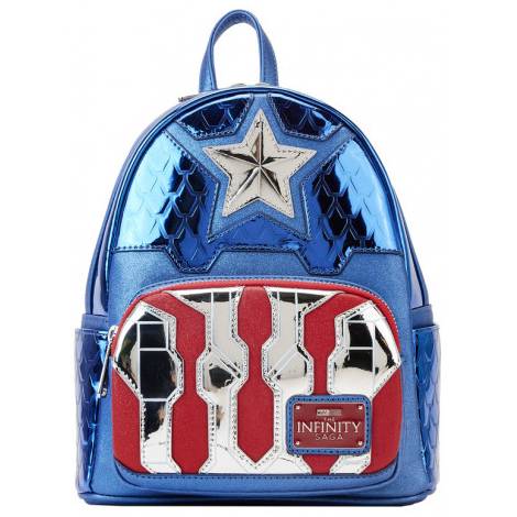 Loungefly Marvel: Captain America - Shine Cosplay Mini Backpack (MVBK0276)