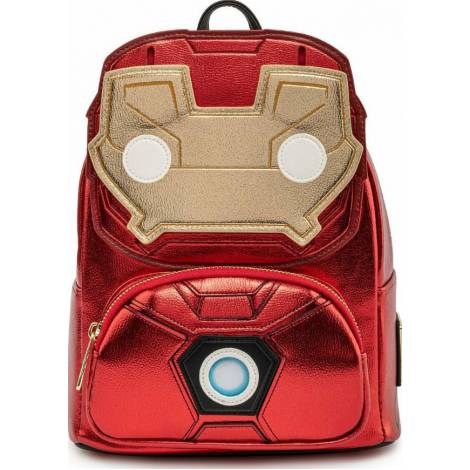 Loungefly Marvel: Iron Man Light-Up Mini Backpack (MVBK0161)