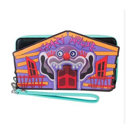 Loungefly Mgm - Killer Klowns From Outer Space Zip Around Wristlet (KKLWA0001)