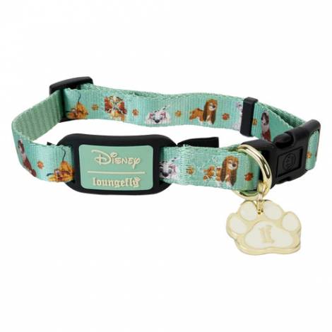 Loungefly Pets Disney: I Heart Disney Dogs - I Heart Dogs Aop Dog Collar (L) (WDPDC0003L)