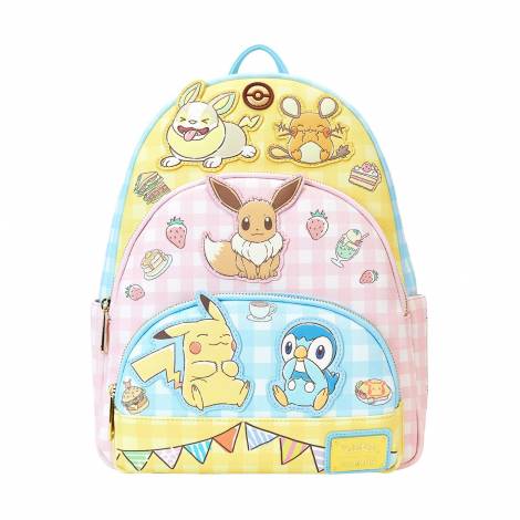 Loungefly Pokemon: Cafe Tripple Pocket Backpack (PMBK0313)