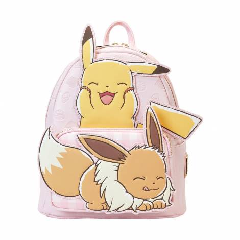 Loungefly Pokemon: Pikachu & Eevee Mini Backpack (PMBK0312)