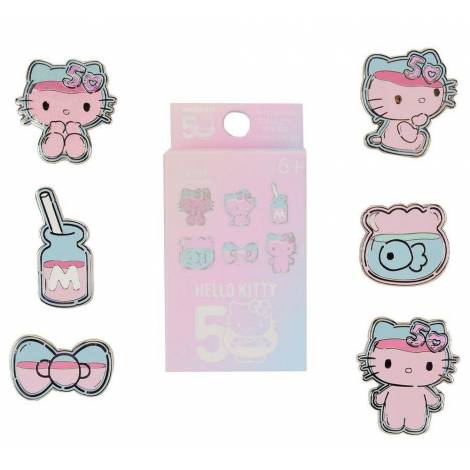 Loungefly Sanrio: Hello Kitty 50Th Anniversary - Clear And Cute Mystery Box Pin (SANPN0254EA)